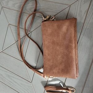 Jen & Co Vegan Cross Bag/wristlet
